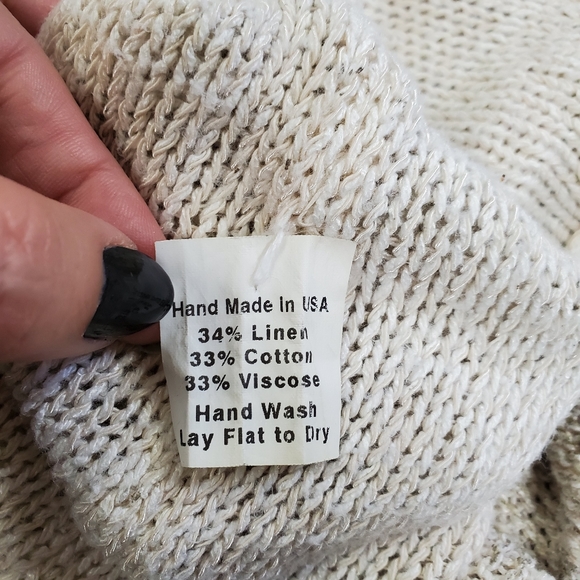 Skif Intl knit sweater dress w fishtail sides EUC - Picture 8 of 8